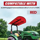 Red Canopy For 52  X 52  Equipped Tractors   Mowers W 2 x 2  Or 2  X 3 rops
