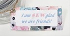 Handcrafted Pincushion Glass Ball Jar W  Tag  we Are Friends  Cute Adorable 