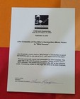 The Who s John Entwistle Owned And Handwritten Music To Wild Horses With Coa