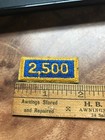 70s 80s Era Patch Usaf Air Force 2 500 Flying Hours Tab Rare Vtg 2    Unused