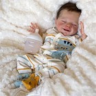 Fa Rich Reborn Baby Dolls 18 Inch Cute Boy Realistic Baby Doll Silicone Child