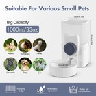 Rabbit Water Bottle 33oz Hamster Water Bottle Hanging Guinea Pig Water Dispen   