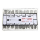 360pcs 8mm-25mm Stainless Steel Watch Spring Bars Strap Link Pins Assortment