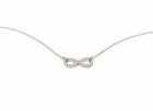 925 Sterling Silver 0 50 Ct Simulated Diamond Infinity Pendant-18 