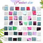 4 Bags Coe90 Dichroic Glass Scrap Assorted Fusible Glass For Fusing Microwave Ki