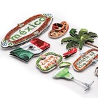Mexico Die-cut Sticker Sheet For Dimensional   Glitter Accents