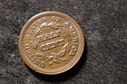 1853 Bu Au Glossy Coronet Braided Hair Half Cent Kcx