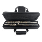 C Key 16 Holes Flute Nickel Silver Closed Hole Flute With Case   Accessories