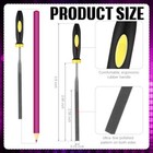 Guitar Fret End Dressing File Set 6 Pcs Professional Repair Tool For Rounding 