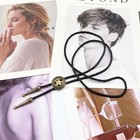 Retro Style Bolo Tie Wedding Necklace Mens Western Cowboy Necktie