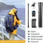 88  Tall Cellphone Tripod With Gooseneck  Phone Holder And Wireless Remote