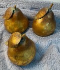 Vintage Decorative Pears Gilted Pears Dep   t 56 Collection Set Of Three