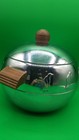 Vintage Chrome West Bend Penguin Hot cold Server Ice Bucket West Bend Wis  Usa