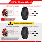4pcs 1  4x156 Wheel Spacers Adapters 3 8  Studs - 12mm For Polaris Sportsman 570