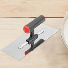 Durable Stainless Steel Plastering Trowel Plastic Handle Ergonomic Design Drywal