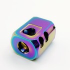 2 Pack 1 2  28 Thread Muzzle Brake Anodized Black For 9mm Glock Rainbow Color