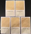 Starbucks Set Of 5 2004 Partner Green Apron Cards Involved Genuine Welcoming