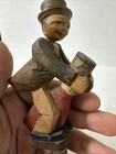 Vintage  Mechanical Bottle Stopper - Hand Carved