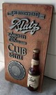 Antique Vintage Wood Blatz Milwaukee First Club Bottle Tavern Bar Store Sign