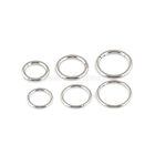 20g 18g 16g 14g Steel Hinged Segment Nose Ring Septum Clicker Daith Hoop