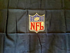 Vintage Nfl Shield Logo On Dark Blue Fleece Throw Blanket