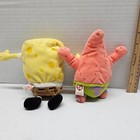 Beanie Babies Spongebob Squarepants   Patrick Star 6  Plush Lot  Vintage 2004 Ty