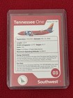 Rare Southwest Airlines Tennessee One 03 Trading Card