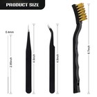 3d Printer Nozzle Cleaning Kit With Brush - 10 Pieces 0 4 Mm Cleaning Needles
