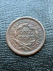 1853 Braided Hair Large Cent Nice Brown Uncirculated We Combine On Shipping
