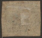 Western Australia 1855 - 1 Shilling Pale Brown Imperf Sg 4c Used