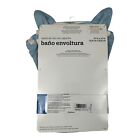 Gerber Baby Terry Hooded Bath Wrap Towel Blue Bear fox 22  X 33  Brand New Nwt
