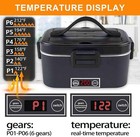Electric Lunch Box For Adults 80w With Temperature Display Heated Lunch Box Food