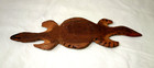 Vintage Australian Aboriginal Hand Carved And Decorated Pokerwork Lizard