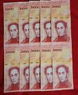 Venezuela 20 000 Fuerte Banknote Lot Of  10 Paper Money Unc  Issued 2017