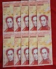 Venezuela 20 000 Fuerte Banknote Lot Of  20 Paper Money Unc  Issued 2017