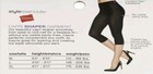 0-001   Nwt Women s Style Essentials Hanes Capri Shaper Blk-great Gift 