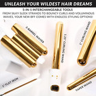 5-in-1 Interchangeable Hair Tools  Hair Curling Wand Set - 1  Flat Iron Hair Str