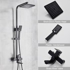8  Rainfall Exposed Shower Faucet System Set Mixer Shower Fixture Tap W  Tub Tap
