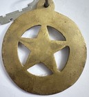 Hotel Ilham Divanyolu Istanbul  Turkey Chunky Brass Star Hotel Room Key Fob