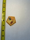 Vintage Embroidered Beer Patch Muscular Arm Holding Red Can 2 5in