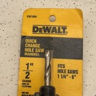 Dewalt De1804 Quick Change 1 2    Hole Saw Mandrel Fits 11 4   -6    Hoke Saws