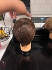 Cosmetology Mannequin Head Human Hair Highlight Color