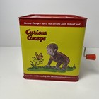 Curious George Monkey Jack In The Box Metal Tin Pop Goes The Weasel Toy