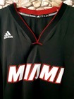 Nwt  Miami Heat Adidas Official Away Black Swingman Jersey Blank Men s Size-xl