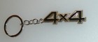 4x4 Black And Chrome Metal Keychain Key Chain High Quality Ships From The Usa