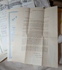 Vtg Army Navy Ephemera Letters Honorable Discharge  Getting Home  Etc Holbook