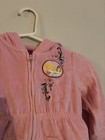 Disney Princess Vtg Y2k Sleeping Beauty Belle Cinderella Pink Velour Hoodie Set