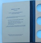 Library Of Coin General Blank Silver Dollar Of The World 40mm Stock Album Vol 52