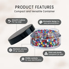 200 Packs 10 Gram 10ml High Quality Makeup Cream Cosmetic Sample Jar Containers