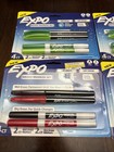 Expo Wet And Dry Erase Mixed Set Lot Of 5  20 Markers 